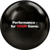 900Global Clear Poly Black Bowling Ball - BowlersParadise.com