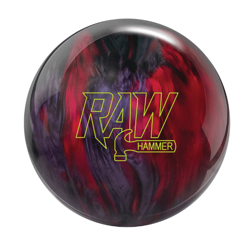 Hammer Raw Hammer Hybrid Bowling Ball - Red/Smoke/Black - BowlersParadise.com