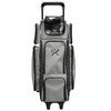 KR Strikeforce Royal Flush Silver/Black 4x4 Bowling Ball Roller Bag - BowlersParadise.com