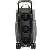 KR Strikeforce Royal Flush Silver/Black 4x4 Bowling Ball Roller Bag - BowlersParadise.com