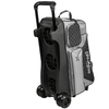 KR Strikeforce Royal Flush Silver/Black 4x4 Bowling Ball Roller Bag - BowlersParadise.com