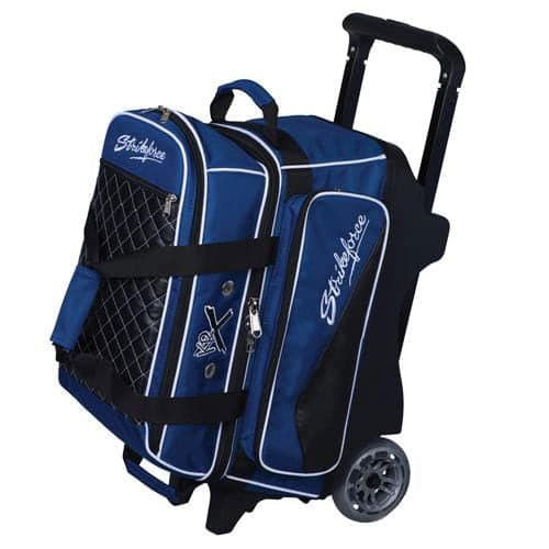 KR Royal Flush Double Ball Roller Royal/Black Bowling Bag - BowlersParadise.com