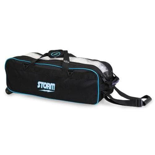 Storm Tournament 3 Ball Tote Black/Blue Bowling Bag - BowlersParadise.com