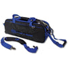 Vise 3 Ball Clear Top Tote Black/Blue Bowling Bag - BowlersParadise.com