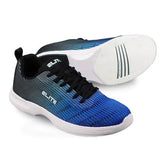 ELITE Men's Wave Black/Blue Bowling Shoes - BowlersParadise.com