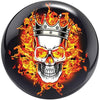 Brunswick Flaming Skull Viz-A-Ball Bowling Ball - BowlersParadise.com