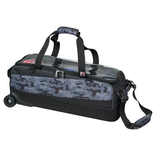 KR Strikeforce Fast Slim 3 Ball Tote Grey/Camo Bowling Bag - BowlersParadise.com