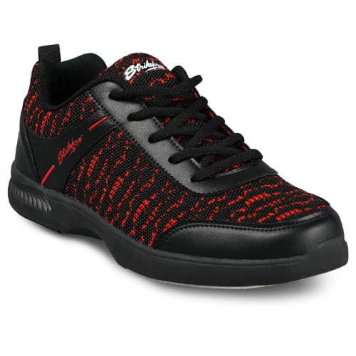 KR Strikeforce Flyer Mesh Lite Black/Cardinal Men's Bowling Shoes - BowlersParadise.com