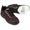 KR Strikeforce Flyer Mesh Lite Black/Cardinal Men's Bowling Shoes - BowlersParadise.com