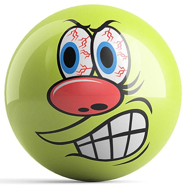 smiley face bowling ball