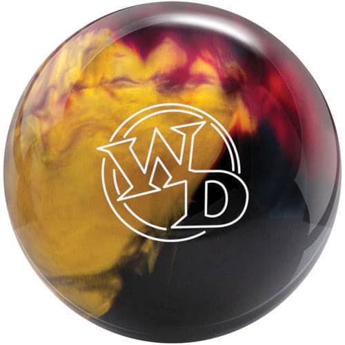 Columbia 300 White Dot Scarlet Black/Gold Bowling Ball - BowlersParadise.com