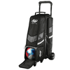 KR Strikeforce Motiv Vault Inline Black/Grey 4-Ball Bowling Ball Roller Bag - BowlersParadise.com