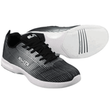 ELITE Men's Wave Black/Grey Bowling Shoes - BowlersParadise.com