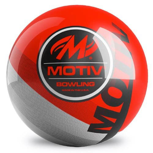 Ontheballbowling Motiv Velocity Red/Grey Spare Bowling Ball - BowlersParadise.com