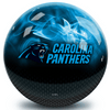 NFL on Fire Carolina Panthers Bowling Ball & Single Tote Bundle