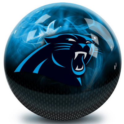 NFL on Fire Carolina Panthers Bowling Ball & Single Tote Bundle