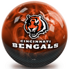 NFL on Fire Cincinnati Bengals Bowling Ball & Single Tote Bundle