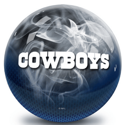 NFL on Fire Dallas Cowboys Bowling Ball & Single Tote Bundle