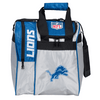 NFL on Fire Detroit Lions Bowling Ball & Single Tote Bundle