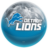 NFL on Fire Detroit Lions Bowling Ball & Single Tote Bundle