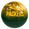 NFL on Fire Green Bay Packers Bowling Ball & Single Tote Bundle