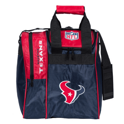 NFL on Fire Houston Texans Bowling Ball & Single Tote Bundle