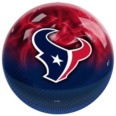 NFL on Fire Houston Texans Bowling Ball & Single Tote Bundle