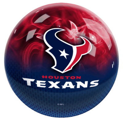 NFL on Fire Houston Texans Bowling Ball & Single Tote Bundle