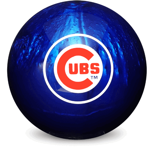 MLB Engraved Chicago Cubs Undrilled Bowling Ball - BowlersParadise.com