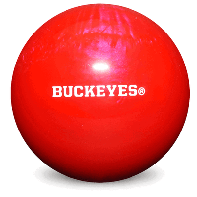 NCAA Engraved Plastic Ohio State Buckeyes Undrilled Bowling Ball - BowlersParadise.com