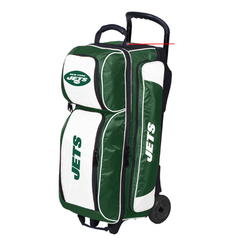 NFL New York Jets Triple Roller Bowling Bag