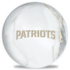 OnTheBallBowling NFL White Marble New England Patriots Bowling Ball