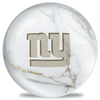 OnTheBallBowling NFL White Marble New York Giants Bowling Ball