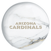 OnTheBallBowling NFL White Marble Arizona Cardinals Bowling Ball