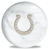 OnTheBallBowling NFL White Marble Indianapolis Colts Bowling Ball