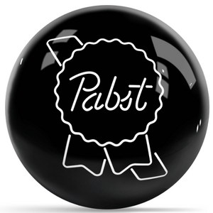 OnTheBallBowling Pabst Ribbon V1 Black Bowling Ball