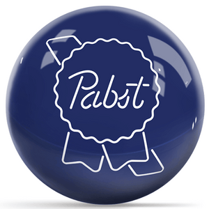 OnTheBallBowling Pabst Ribbon V1 Blue Bowling Ball