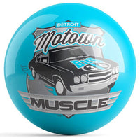 OnTheBallBowling Detroit Motown Muscle Bowling Ball - BowlersParadise.com