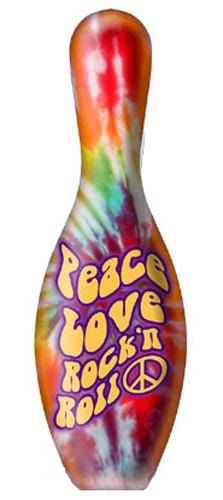 OnTheBallBowling Peace, Love, Rock Bowling Pin - BowlersParadise.com