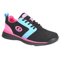 Dexter Womens Raquel LX Black/Blue/Pink Glow Bowling Shoes - BowlersParadise.com