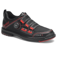 Dexter Mens THE 9 Stryker BOA Black / Red Wide Bowling Shoes - BowlersParadise.com