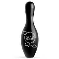 OnTheBallBowling Pabst Ribbon V1 Black Bowling Pin