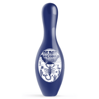 OnTheBallBowling Pabst Scorpion Blue/White Bowling Pin