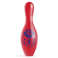 OnTheBallBowling Pabst Scorpion Red/Blue Bowling Pin