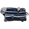 KR Strikeforce Konvoy Triple Ball Roller Navy/Silver Bowling Bag - BowlersParadise.com