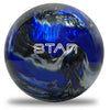 PRE-DRILLED ELITE Star Blue/Black/Silver Bowling Ball - BowlersParadise.com