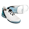 KR Strikeforce TPC Hype Unisex Left Hand White/Black/Sky Bowling Shoes - BowlersParadise.com