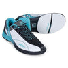 KR Strikeforce Womens Starr White/Black/Teal Right Hand Bowling Shoes - BowlersParadise.com