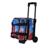 ELITE Basic Single Roller Red/Blue/White Bowling Bag - BowlersParadise.com