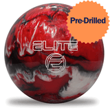 PRE-DRILLED ELITE Star Red/Black/White Bowling Ball - BowlersParadise.com